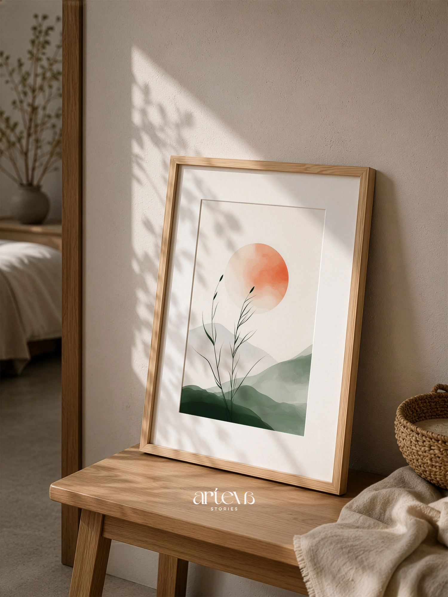 Serene Meadow – Abstract Nature Series - Image 5