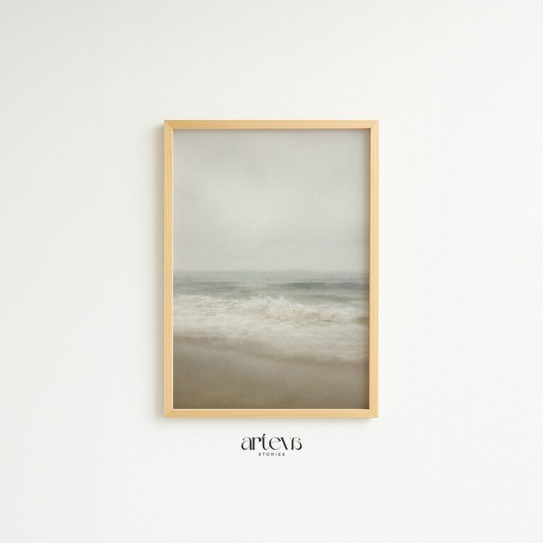 Tide of Stillness – Vintage Seascape