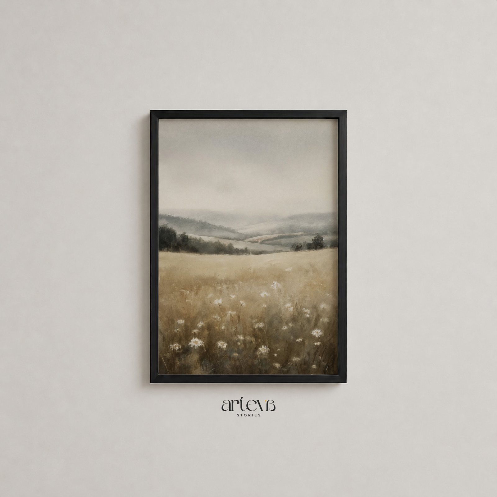Meadow Slope – Vintage Wildscape Art - Image 2