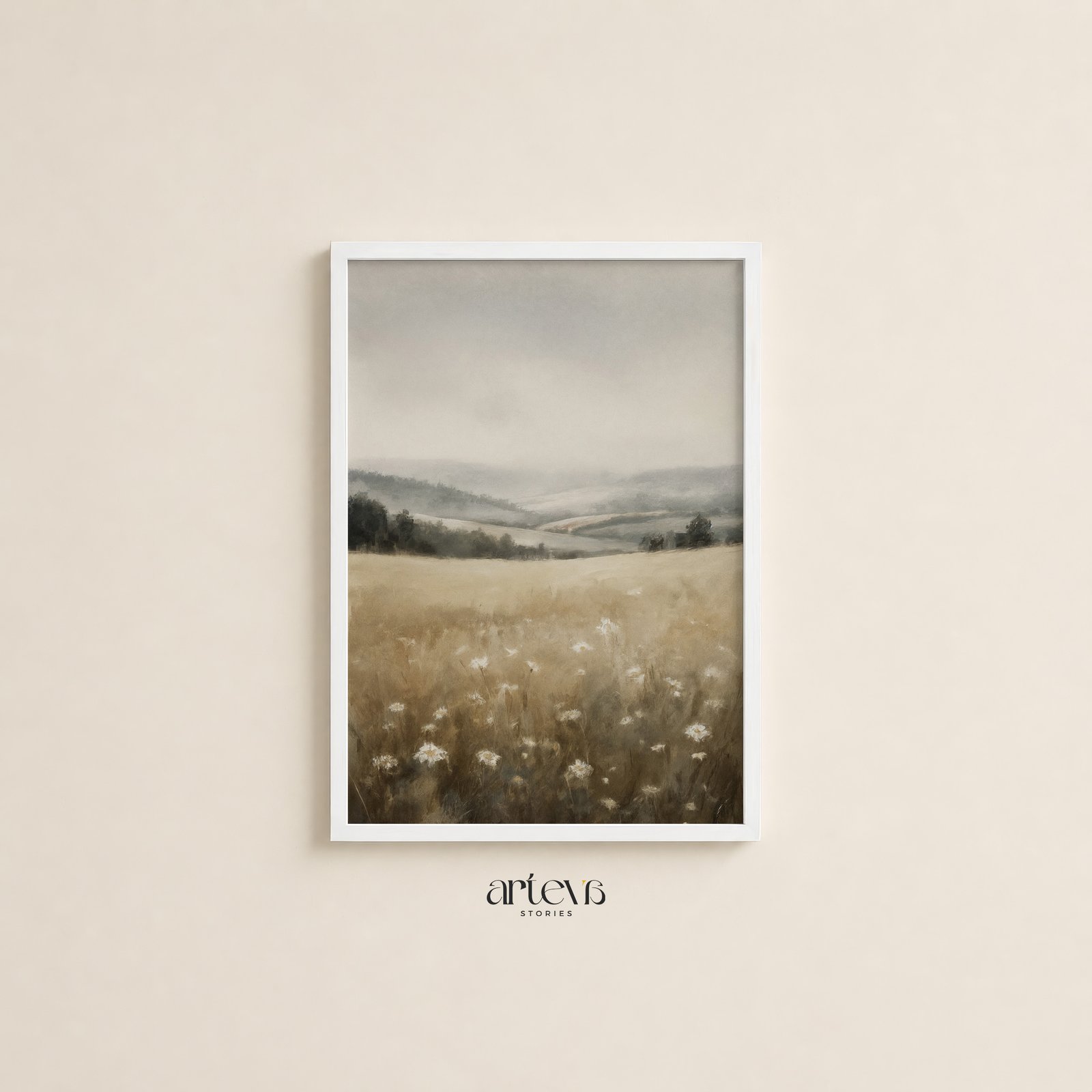 Meadow Slope – Vintage Wildscape Art - Image 3
