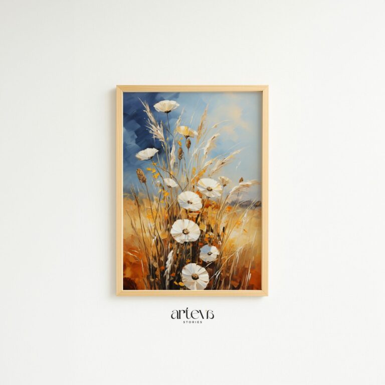 The Golden Palette – Warm Botanical Wall Art
