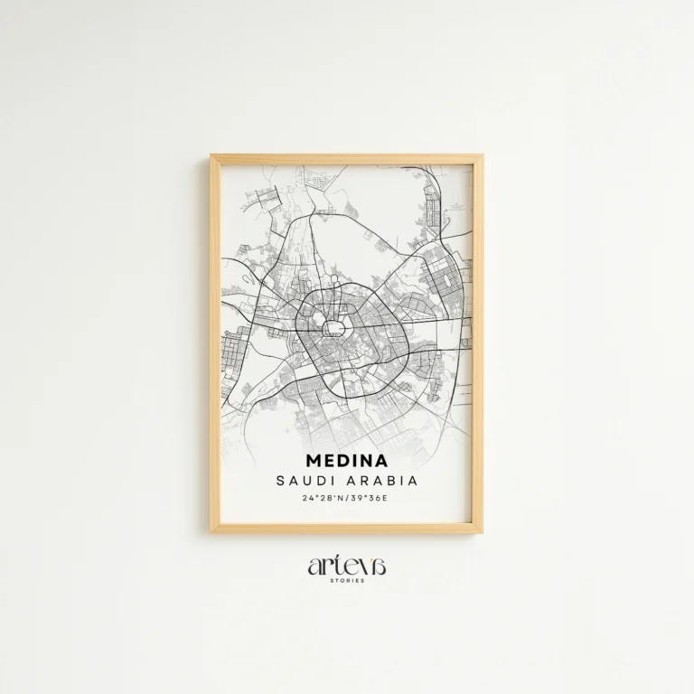 Madinah City Map – Snow White